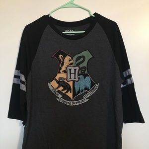 Hogwarts Crest Football Tee
